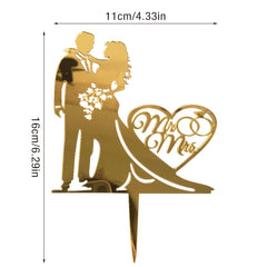 Personalized Cake Topper for Wedding Birthday Party