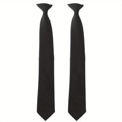2pcs Men's Clip On Ties Neckties Business Banquets Parties Weddings