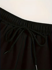 Butterfly Print Shorts Casual Drawstring Elastic Waist Summer Shorts