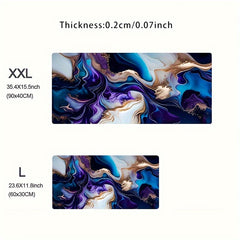 Purple Marble HD Anime Mouse Pad Non-Slip Rubber Mat