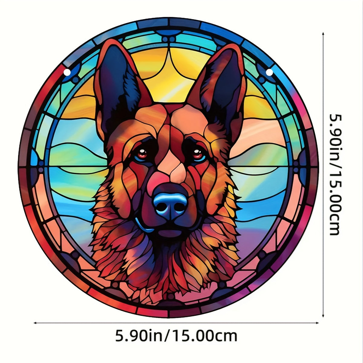 Pet Dog Window Hanging Ornament Suncatcher Decoration