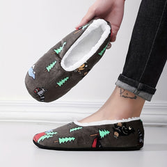 Cartoon Plant Cozy House Slippers Anti skid Slip on Shoes Indoor For Men