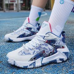 Men's Shock Absorbing Basketball Shoes Non Slip Athletic Shoes