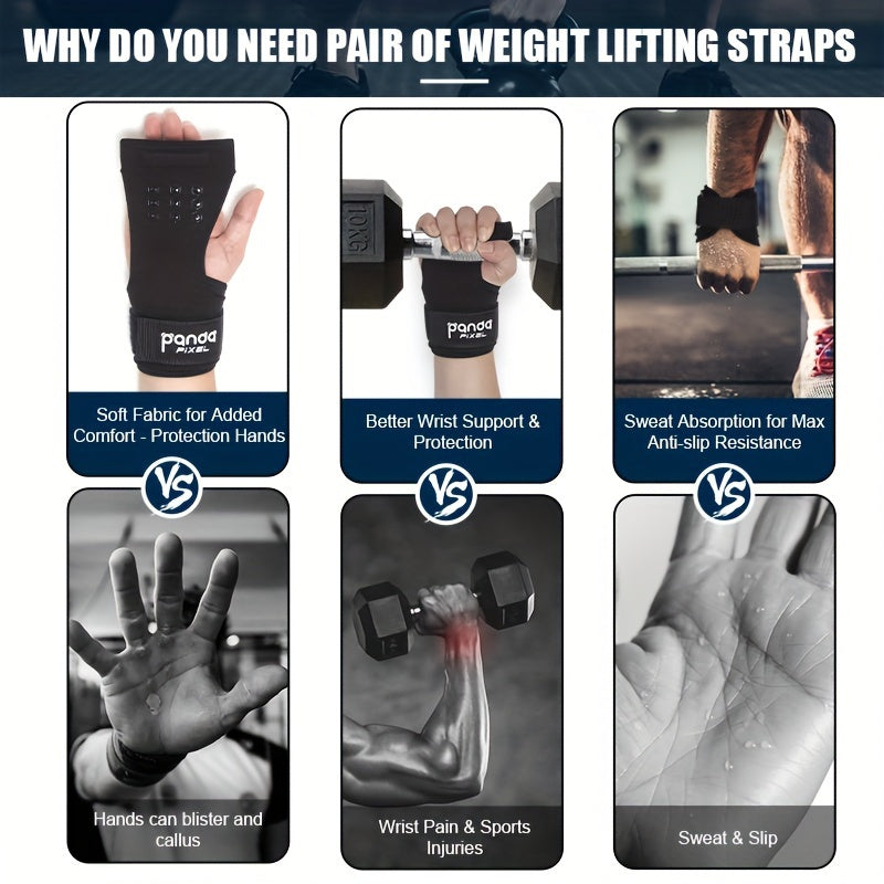 Weightlifting Palm Guard for Hand Protection and Wrist Support