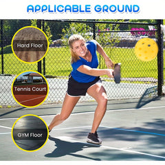 8pcs Durable Pickleballs 40 Hole Outdoor Sports Equipment For Adults