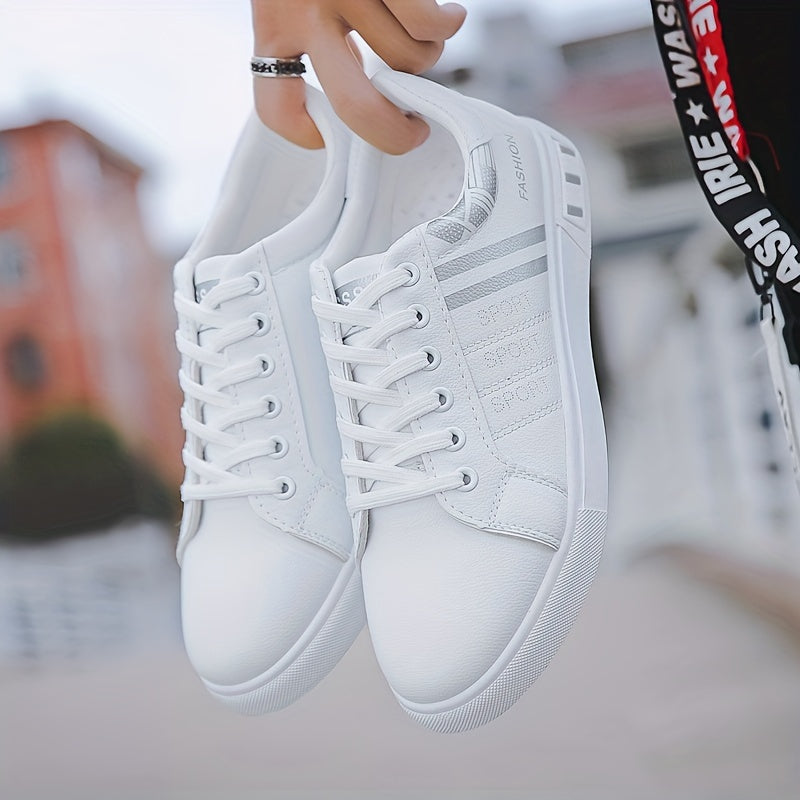 Men's Lace up Skate Shoes Breathable Sneakers with Traction