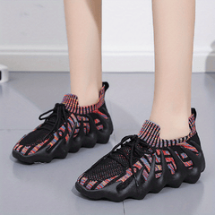 Women's Breathable Octopus Sneakers Lace Up Outdoor Lightweight Running Shoes
