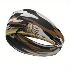 Men's Camouflage Ice Silk Headband for Sports