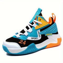 Boy's Breathable Basketball Shoes Non Slip Sports Sneakers