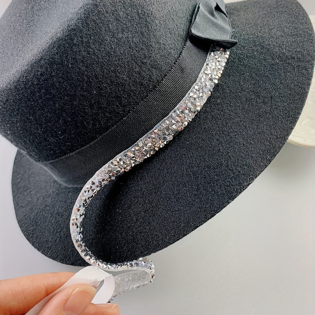1yard Self Adhesive Crystal Rhinestone Ribbon Sticker Roll
