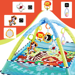 Kids' Play Mat with 5 Detachable Toys for Toddlers Sensory Development