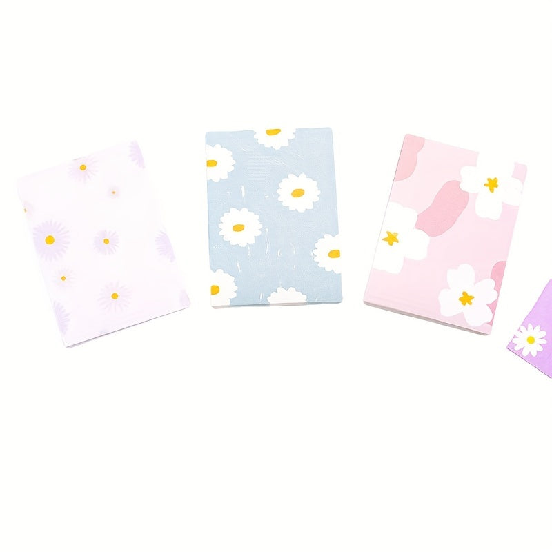 30 Pages Mini Stickers Small Flowers Easy Carrying Office Student Notebook