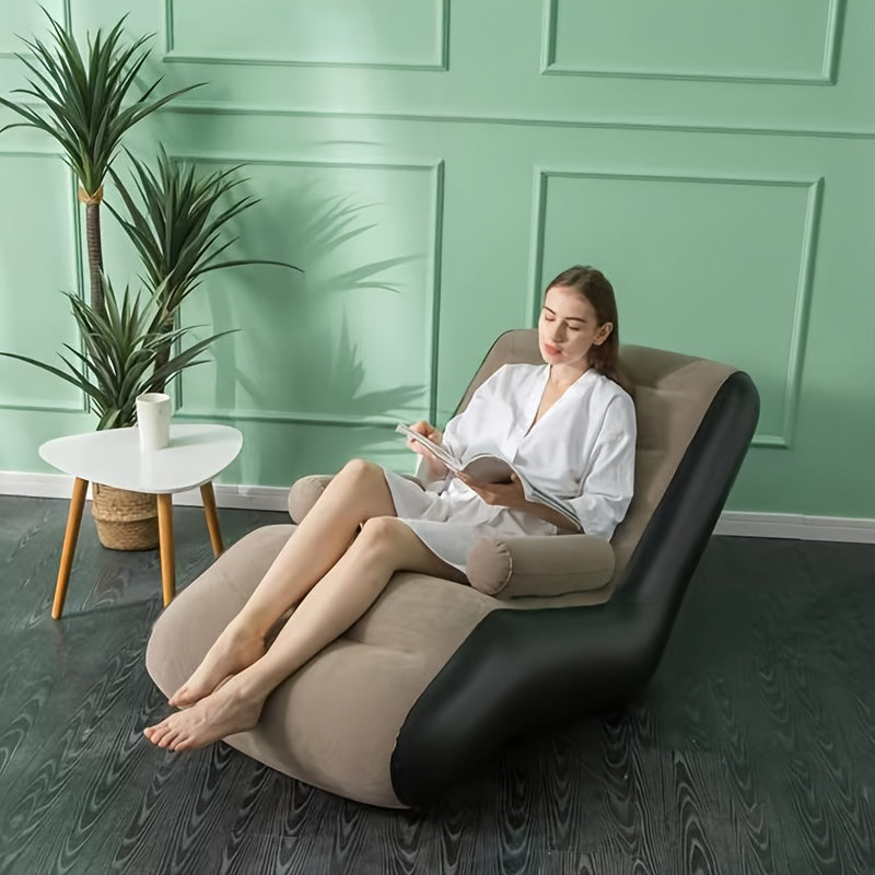 Inflatable Sofa Lazy Sofa Bedroom Portable Outdoor Sofa Bed