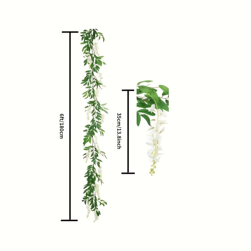 6ft Artificial Wisteria for Home Garden Wedding Decor