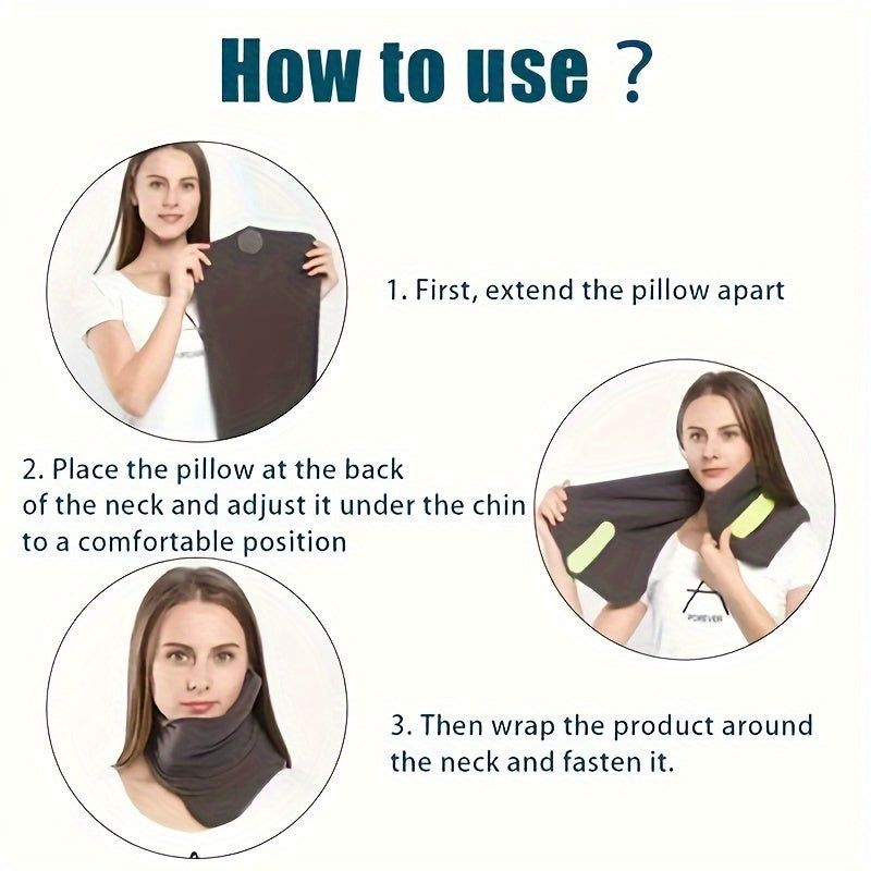 Outdoor Camping Travel Pillow Neck U Pillow Correct Sleeping Posture