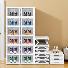 Plastic Storage Box With Doors Portable Box For Books Snacks Clothes Toys