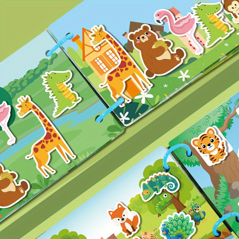 Interactive Busy Book for Youngsters Quiet Activity Book Phonics & Learning
