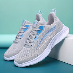 Girl's Lightweight Running Shoes Breathable Lace Up Sneakers