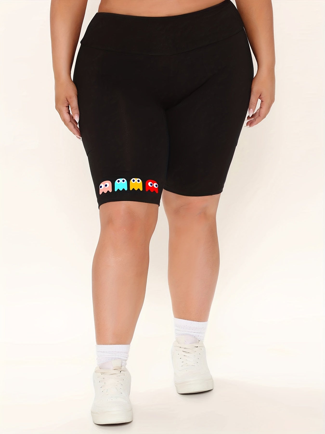  High Rise Workout Biker Shorts