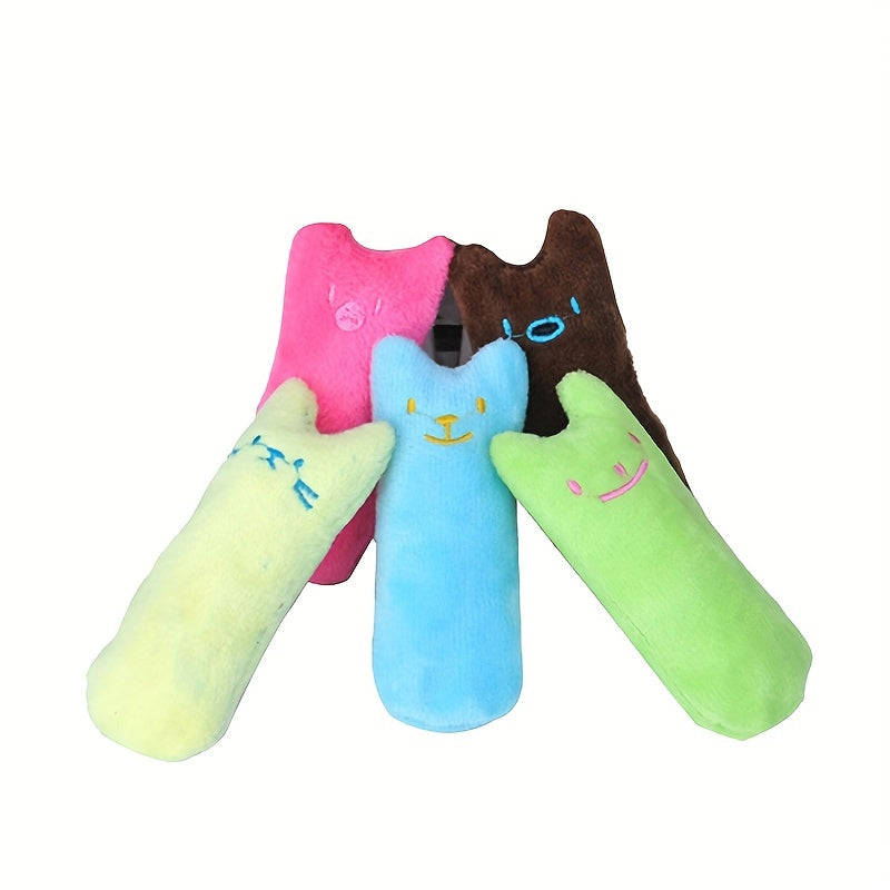 Cartoon Cat Teeth Grinding Bite Funny Plush Toy