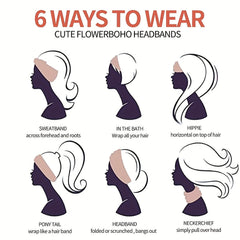 Women's Elastic Headband Ladies Yoga Exercise Non Slip Sweatband