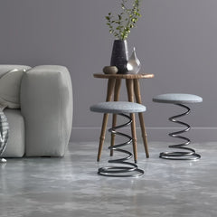 Iron Spring Chair Light Bar Stool Modern Art Furniture