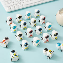 Astronaut Pull Back Car Toy Set 24pcs Ideal Party Gift
