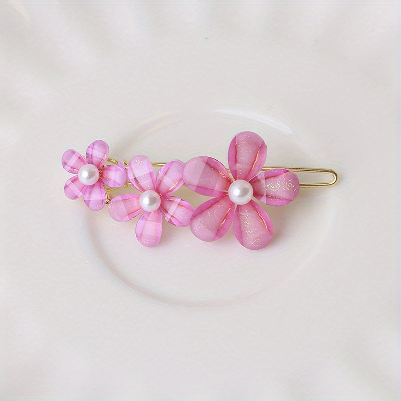 Flower Bobby Pin Back Head Clip Side Clip Bangs Clip Hair Accessories
