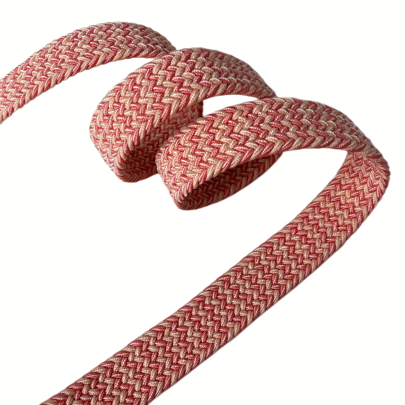 Elastic Braided Belt Pin Buckle Stretch Belt Canvas Waistband For Girls