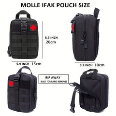 Tear Away First Aid Pouch for Camping Hiking Travel