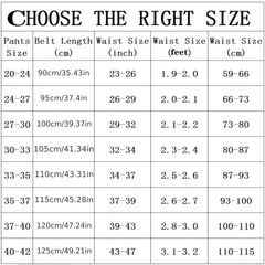 Men Waist Belt Sports Car Automatic Buckle Length Adjustable