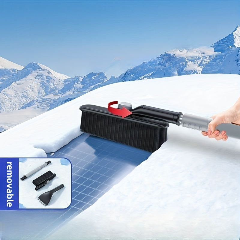 Retractable Snow Brush Ice Scraper Car Windshield Window Glass