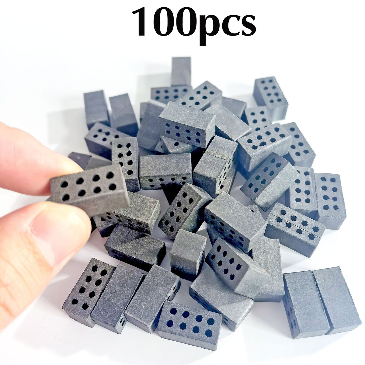 100pcs 1 12 Mini Bricks Crafts DIY House Building Model Clay Wall Decor Toy