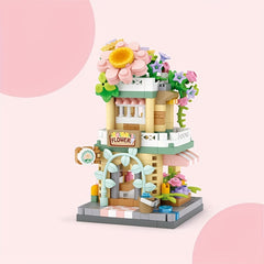 Building Blocks Ice Cream Shop Toy Set