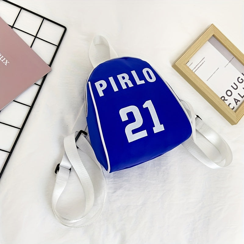 Kids Casual Letter Print Crossbody Bag Chest Bag