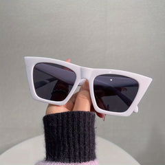 Large Frame Cat Eye Sunglasses Stylish Women UV400 Sunshade Eyewear