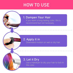 Hair Chalk Temporary DIY Hair Product Y2K Washable Temporary Hair Dye