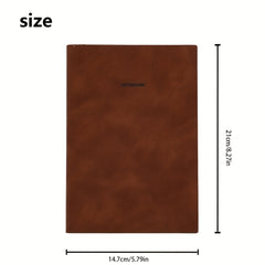 Soft Leather Cover Notepad 120 Pages