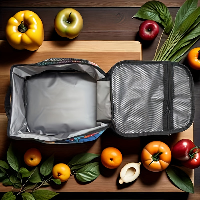 Stitch Insulated Lunch Bag - Portable Lunch Box for School Work Picnics Travel