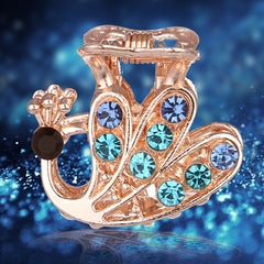 Rhinestone Butterfly Hair Claw Clip Non Slip Grip Hair Jaw Clip