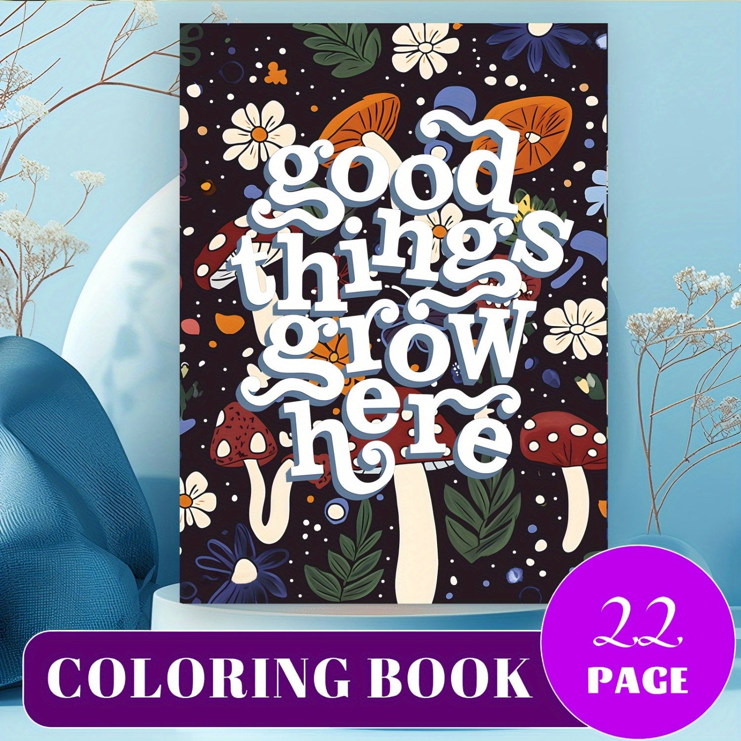 Dreamy & Spooky Drawing & Coloring Book with Thick Paper