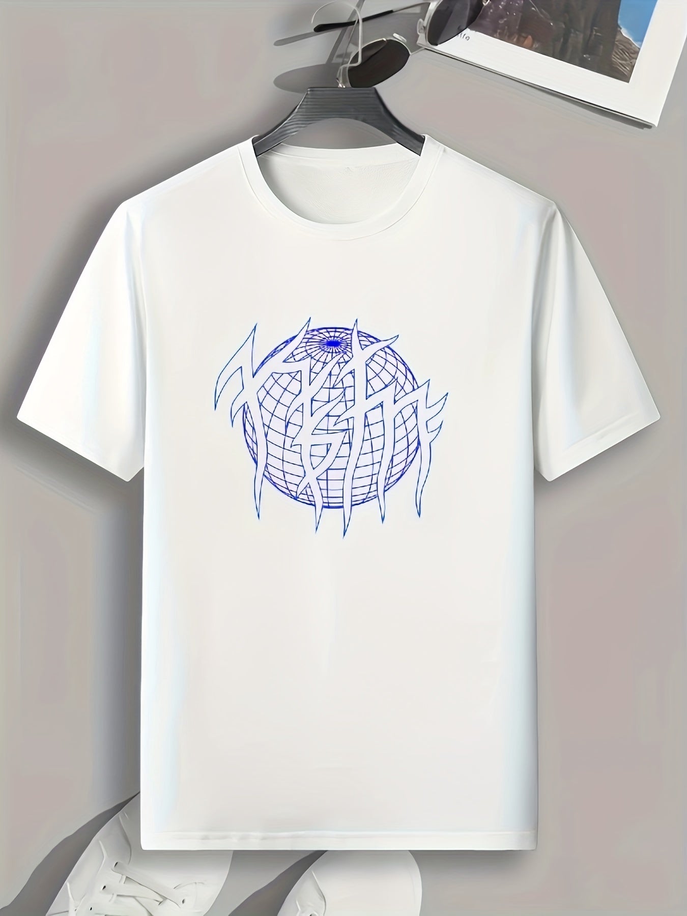 Pattern Print Men's Graphic T shirt Casual Comfy Tees For Summer