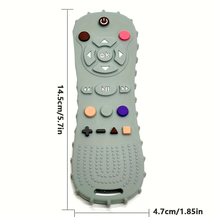 TV Remote Silicone Teething Toy for Babies Soft and Durable