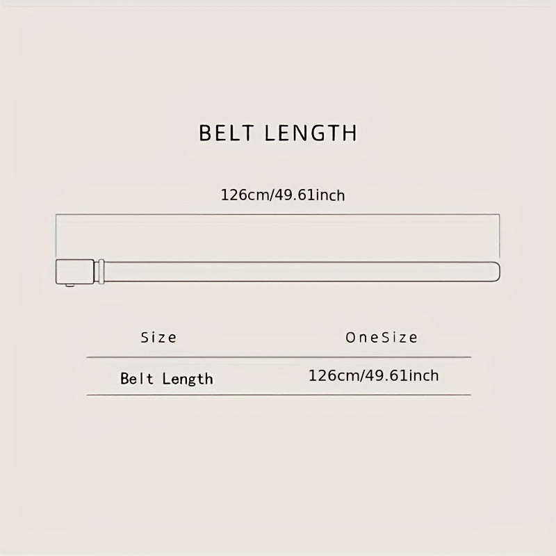 Men's Crocodile Pattern Leather Belt w/ Automatic Buckle