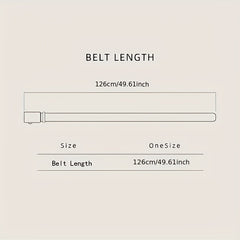 Men's Crocodile Pattern Leather Belt w/ Automatic Buckle