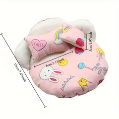 3pcs Cloth Dollhouse Bedding Pillow Set