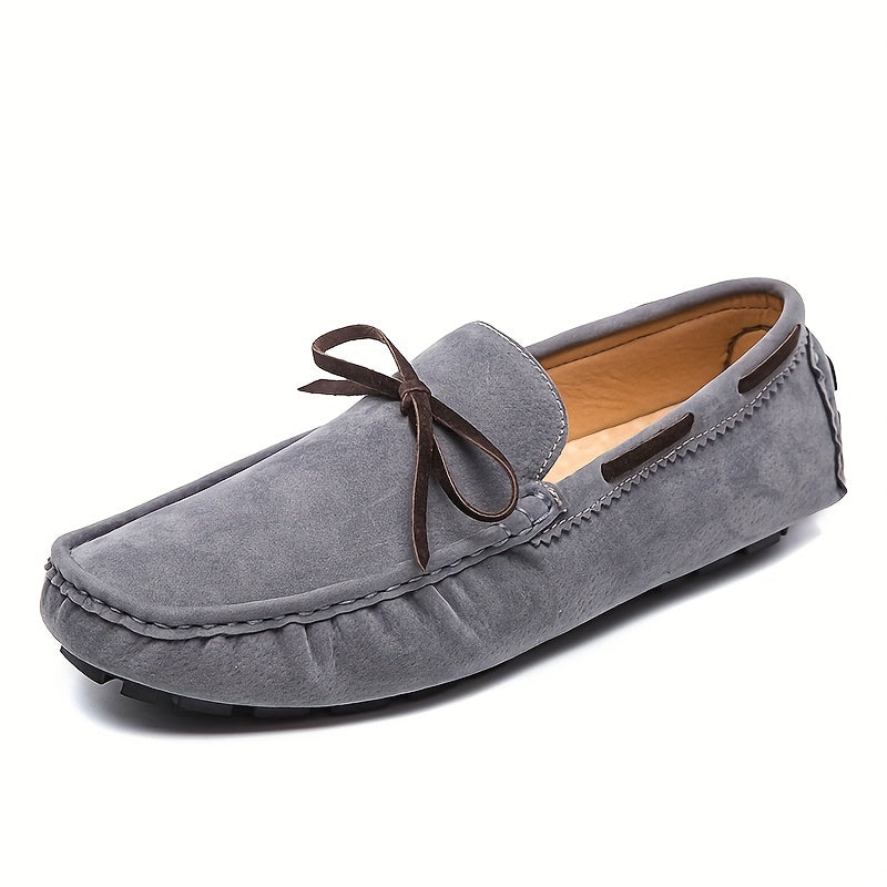 Men's Bowknot Moccasin Loafers Non-slip Shoes