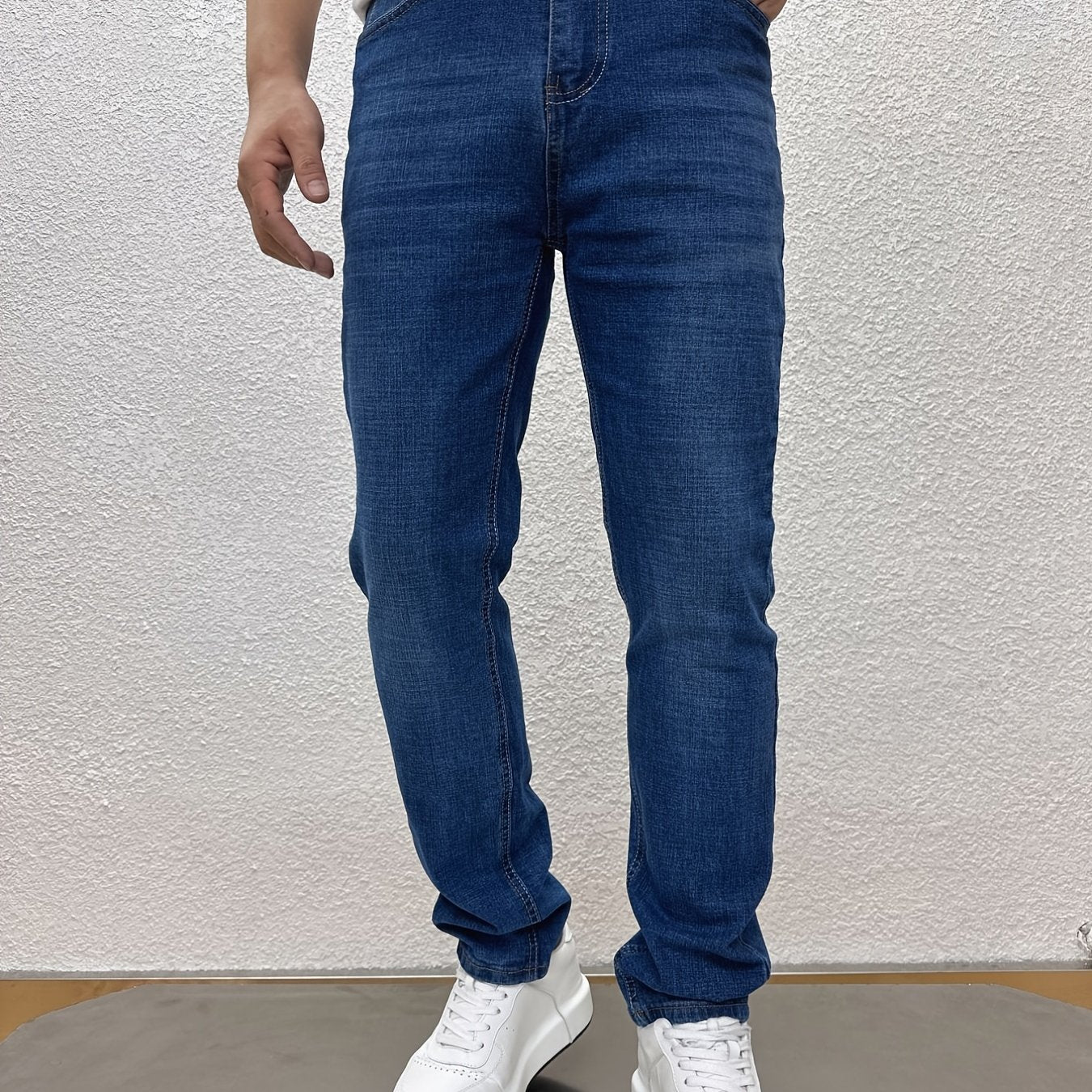 Men's Casual Straight Stretch Jeans