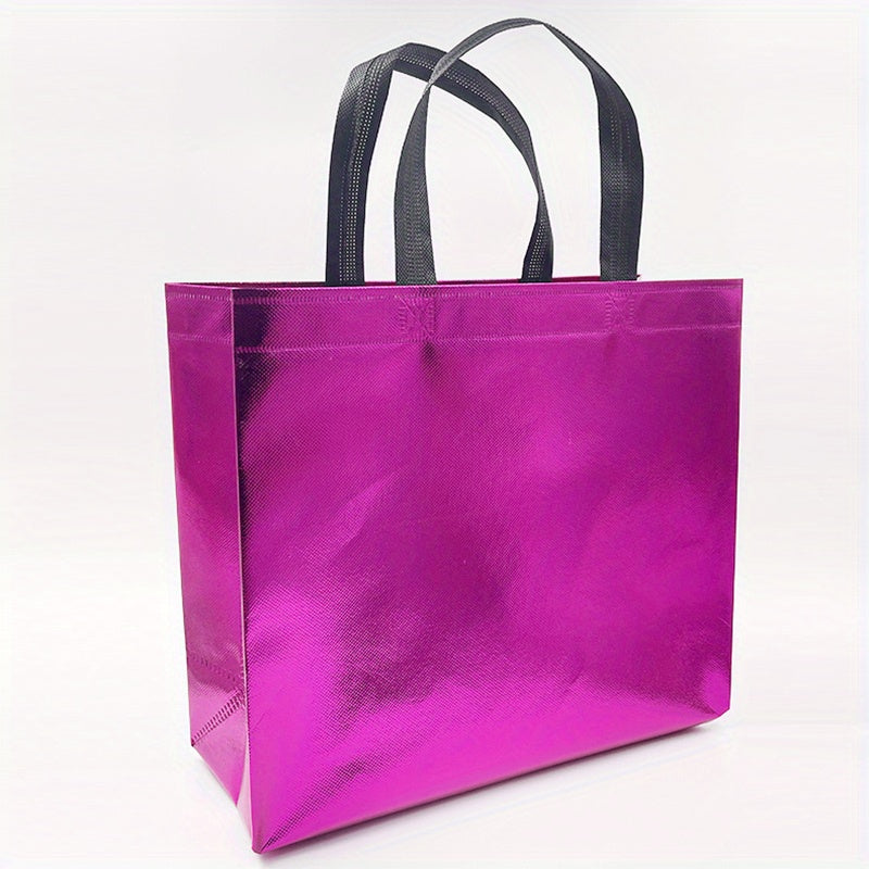 4PCS Large Reusable Glitter Gift Bags for Party Wedding Valentine's Christmas