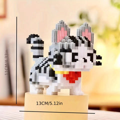 1000 PCS Cat Building Blocks Set DIY Puzzle Construction Toy
